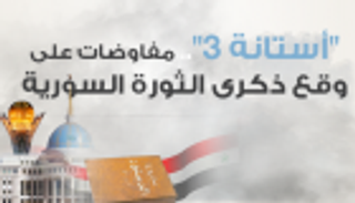 إنفوجراف.. "أستانة 3" مفاوضات على وقع ذكرى الثورة السورية