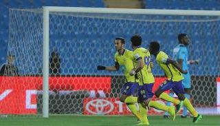 من مباراة النصر والرائد