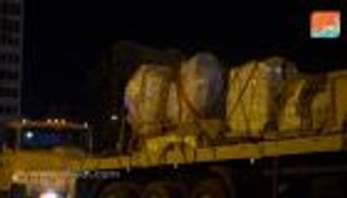 بالصور.. نقل تمثال رمسيس الثاني إلى المتحف المصري