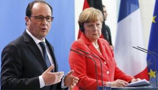 هولاند وميركل