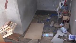 آثار استهداف المسجد