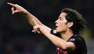 من مباراة ميلان وجنوى