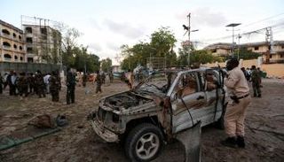 5 قتلى على الأقل في انفجار قرب القصر الرئاسي بالصومال