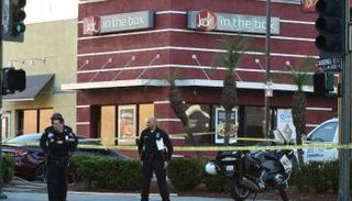 الشرطة الأمريكية في موقع هجوم سابق