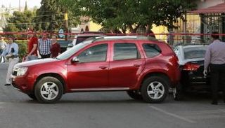 السيارة التي قتلت الصحفية بداخلها (الفرنسية)