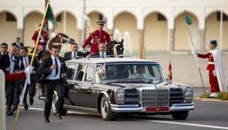 موكب ملك المغرب (صورة أرشيفية)