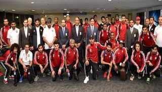 وصول منتخب الإمارات لسيدني
