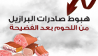 انفوجراف..هبوط صادرات البرازيل من اللحوم بعد الفضيحة