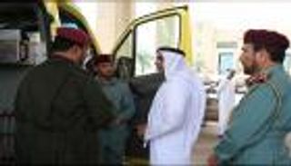 سيف بن زايد يطلع على تقنية جديدة لمركبات "دفاع مدني أبوظبي"