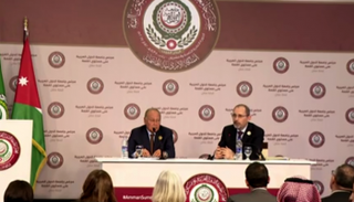 وزير الخارجية الأردني والأمين العام لجامعة الدول العربية