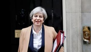 رئيسة الوزراء البريطانية، تيريزا ماي