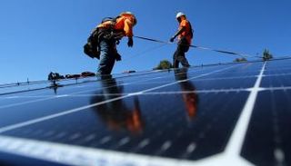 محطة طاقة شمسية- أرشيفية