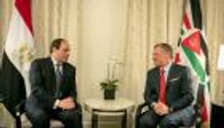 السيسي يبحث مع عاهل الأردن في واشنطن عملية السلام 