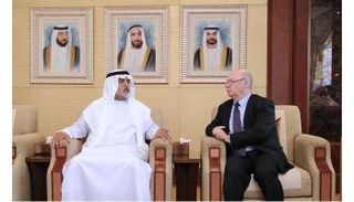 الشيخ نهيان ورئيس الوفد