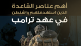 إنفوجراف.. أبرز عناصر القاعدة الذين استهدفتهم واشنطن في عهد ترامب