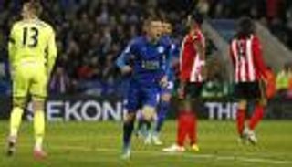 قطار ليستر يدهس سندرلاند ويقربه من الهبوط