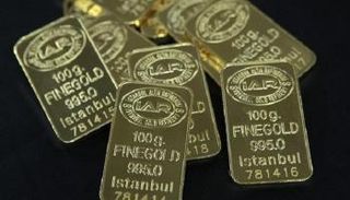  سبائك ذهب بصورة التقطت في اسطنبول - رويترز 