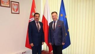 لقاء السفير يوسف الصابري مع آدم ستروجيك