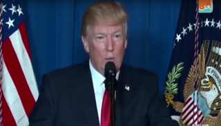 الرئيس الأمريكي دونالد ترامب