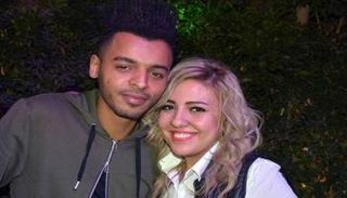 مي كساب وزوجها "أوكا"