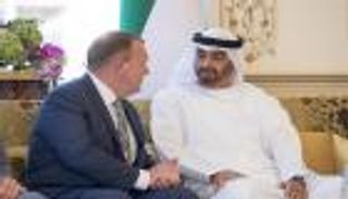 محمد بن زايد يستقبل رئيس وزراء الدنمارك