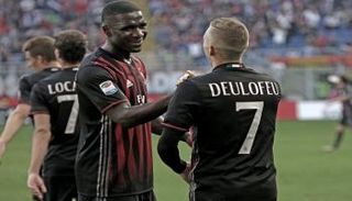 من مباراة ميلان وباليرمو