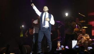 تامر حسني في مهرجان الموسيقى الأمازيغية بالمغرب