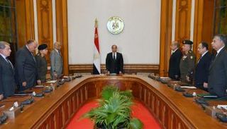 السيسي خلال اجتماع مجلس الدفاع الوطني