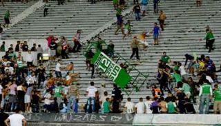 شغب جماهير الرجاء  