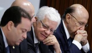 ولينجتون فرانكو وزير الرئاسة البرازيلية مع الرئيس ميشيل تامر