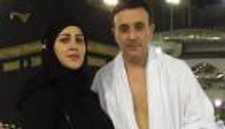 بالصور.. صابر الرباعي وزوجته يؤديان العمرة
