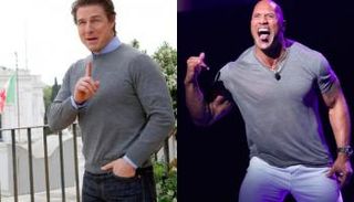 دواين جونسون وتوم كروز