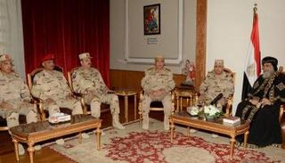 صبحي يقدم التعزية للبابا