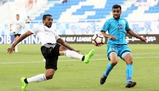 من مباراة حتا والنصر