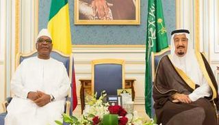 خادم الحرمين الشريفين يستقبل رئيس جمهورية مالي