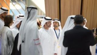 الشيخ هزاع بن زايد يفتتج معرض سيتي سكيب العقاري في أبوظبي