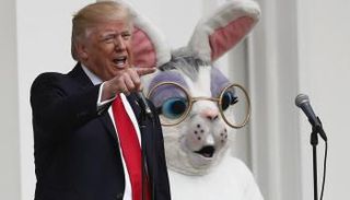 الرئيس دونالد ترامب في احتفالات عيد الفصح