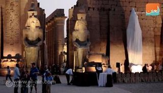 مصر تزيح الستار عن تمثال رمسيس الثاني 