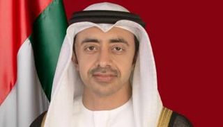 الشيخ عبدالله بن زايد آل نهيان٬ وزير الخارجية والتعاون الدولي الإماراتي