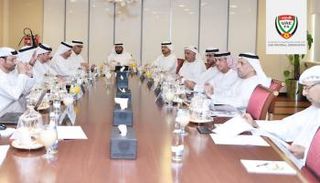 جانب من إجتماع مجلس إدارة الإتحاد