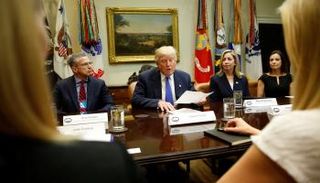 الرئيس الأمريكي دونالد ترامب