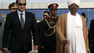 الرئيسان المصري والسوداني