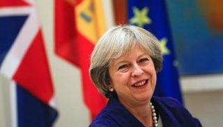 رئيسة الوزراء البريطانية، تيريزا ماي