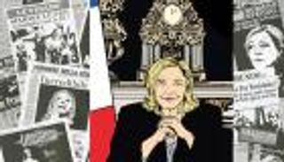 قصة مصورة .. ماذا يحدث لو وصلت لوبان للإليزيه؟