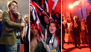 3 مشاهد مختلفة بعد إعلان نتيجة الانتخابات الرئاسية بفرنسا