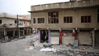 إحدى المناطق التي استعادها الجيش العراقي من "داعش" في غرب الموصل