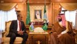 محمد بن سلمان يبحث مع وزير الدفاع الجيبوتي سبل التعاون