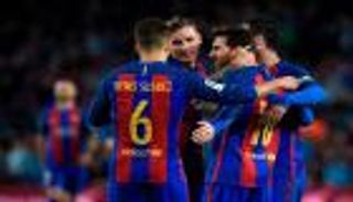 برشلونة يبتعد بالصدارة بحفلة أهداف أمام أوساسونا 