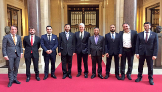 صورة من اللقاء الإماراتي ـ الألماني