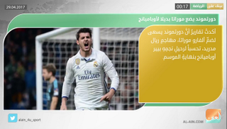 نشرة أخبار الرياضة 29 أبريل 2017